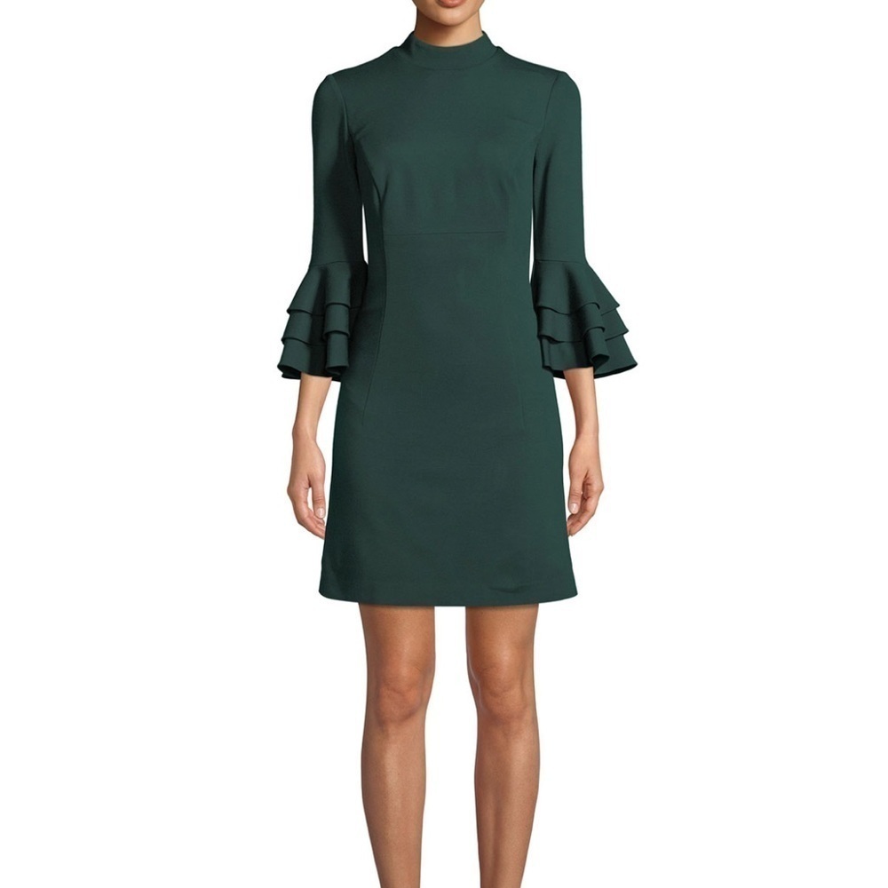 Trina Turk Dylan 2 Layered Bell Sleeve Dress